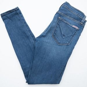 Hudson Distressed Krista Ankle Super Skinny In Lero Wash Jeans Size 26
